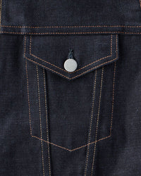 MOMOTARO JEANS #003 Standard 14.7oz Selvedge Denim Jacket - Indigo | MOMOTARO JEANS Jackets & Coats | JEANSTORE