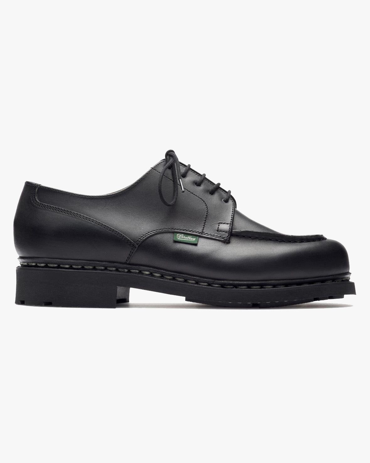 Paraboot Chambord 5-Eye Derby Shoe - Lisse Noir / Tex Noire | Paraboot Shoes | JEANSTORE