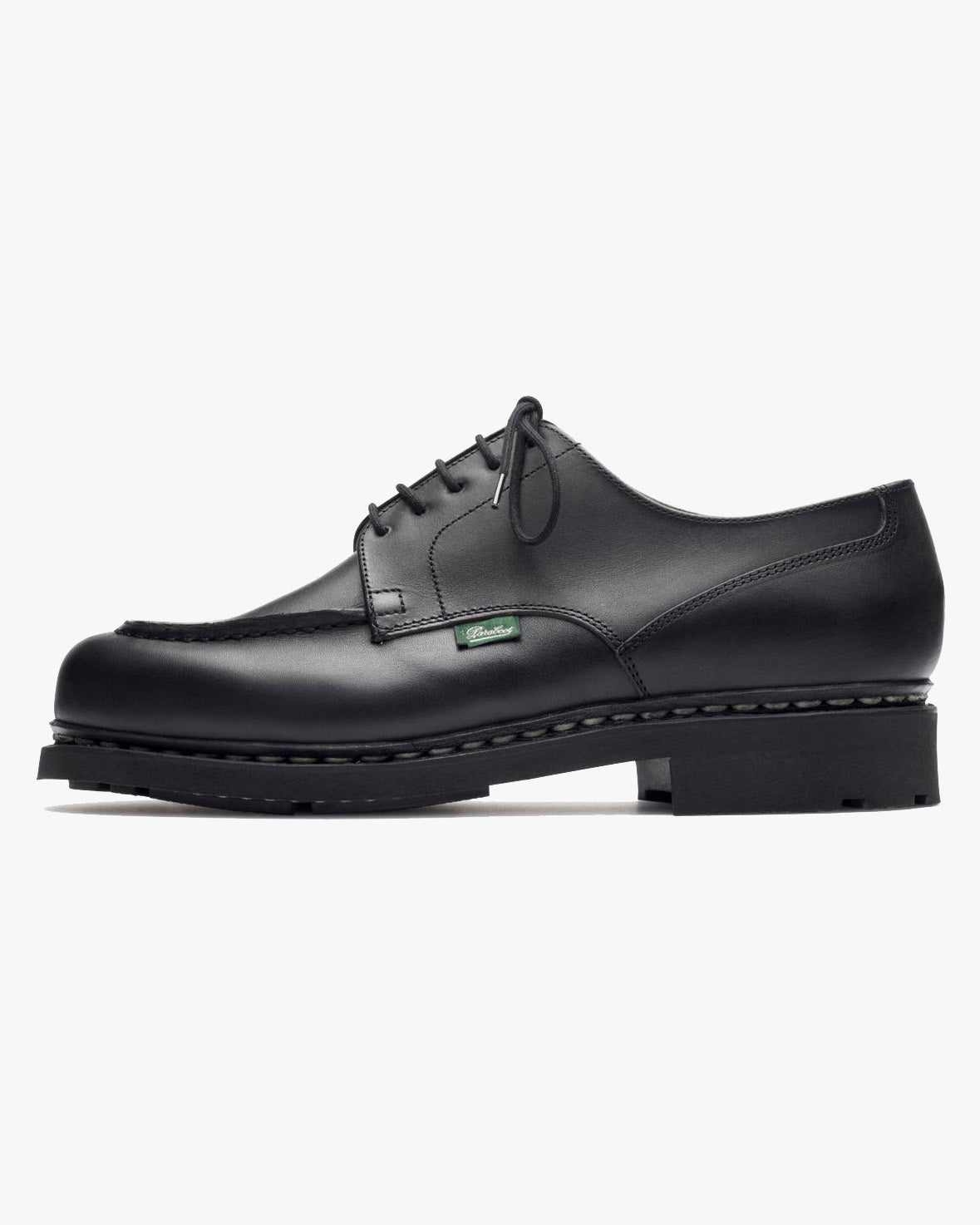 Paraboot Chambord 5-Eye Derby Shoe - Lisse Noir / Tex Noire | Paraboot Shoes | JEANSTORE
