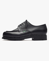 Paraboot Chambord 5-Eye Derby Shoe - Lisse Noir / Tex Noire | Paraboot Shoes | JEANSTORE