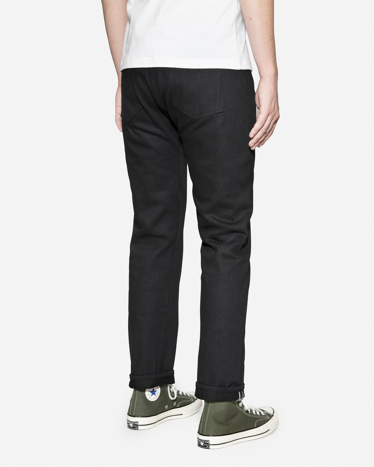 3sixteen CT-220x Classic Tapered Mens Jeans - Double Black Selvedge | 3sixteen Jeans | JEANSTORE