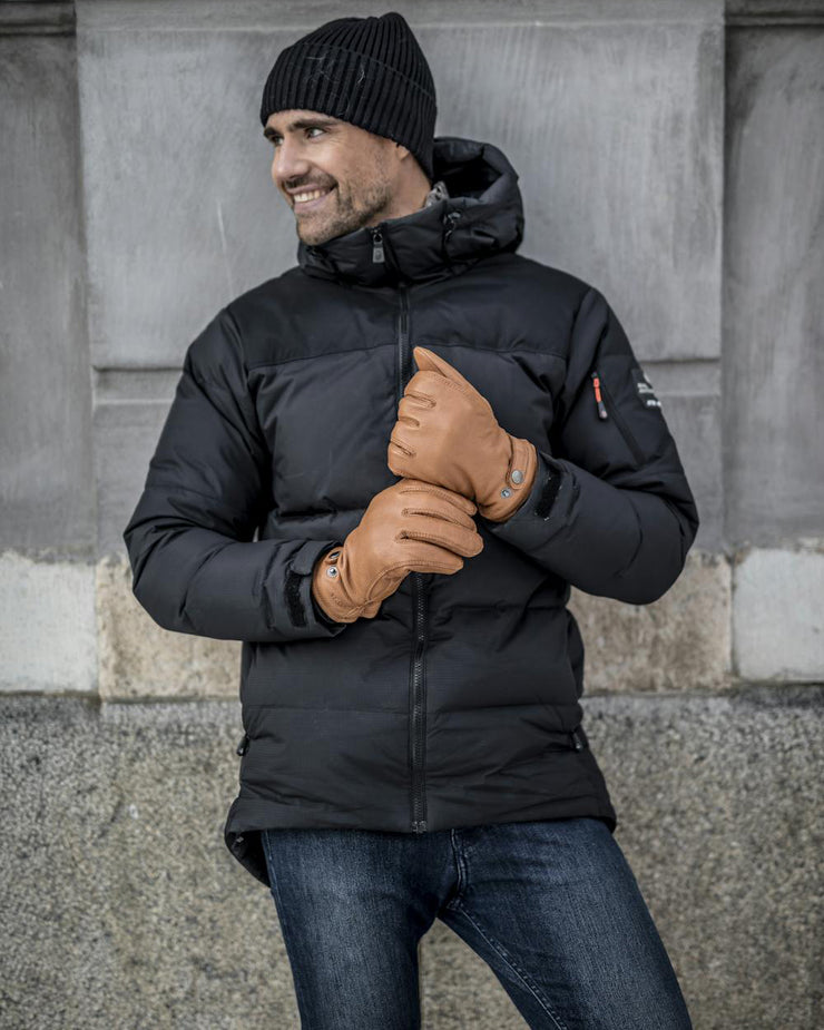 Hestra Utsjö Elk Leather Gloves - Cork | Hestra Gloves | JEANSTORE