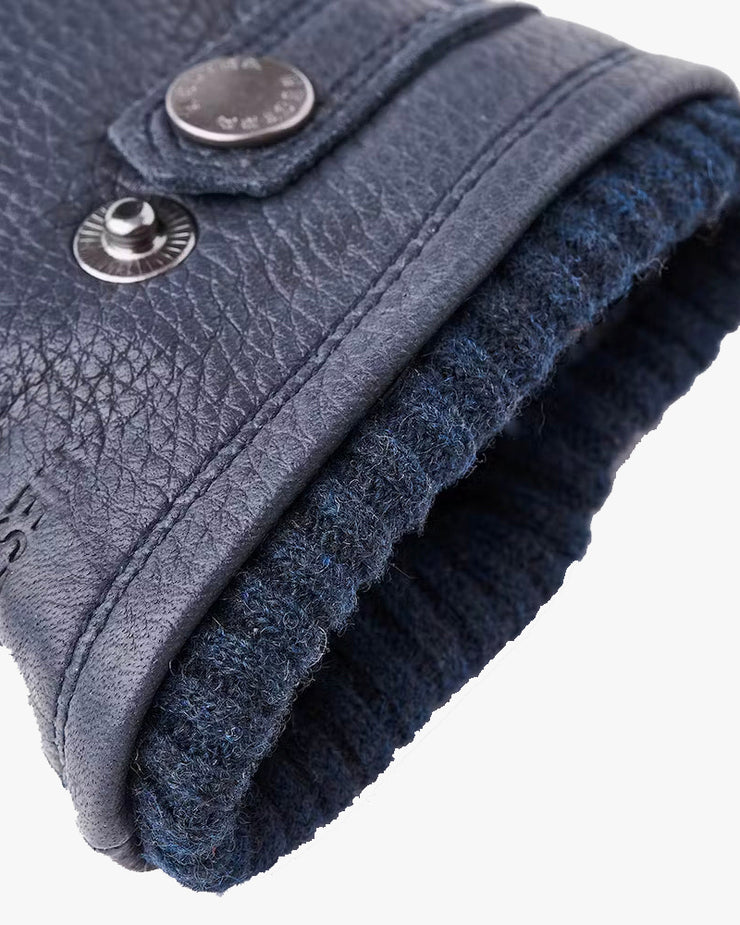 Hestra Utsjö Elk Leather Gloves - Navy | Hestra Gloves | JEANSTORE