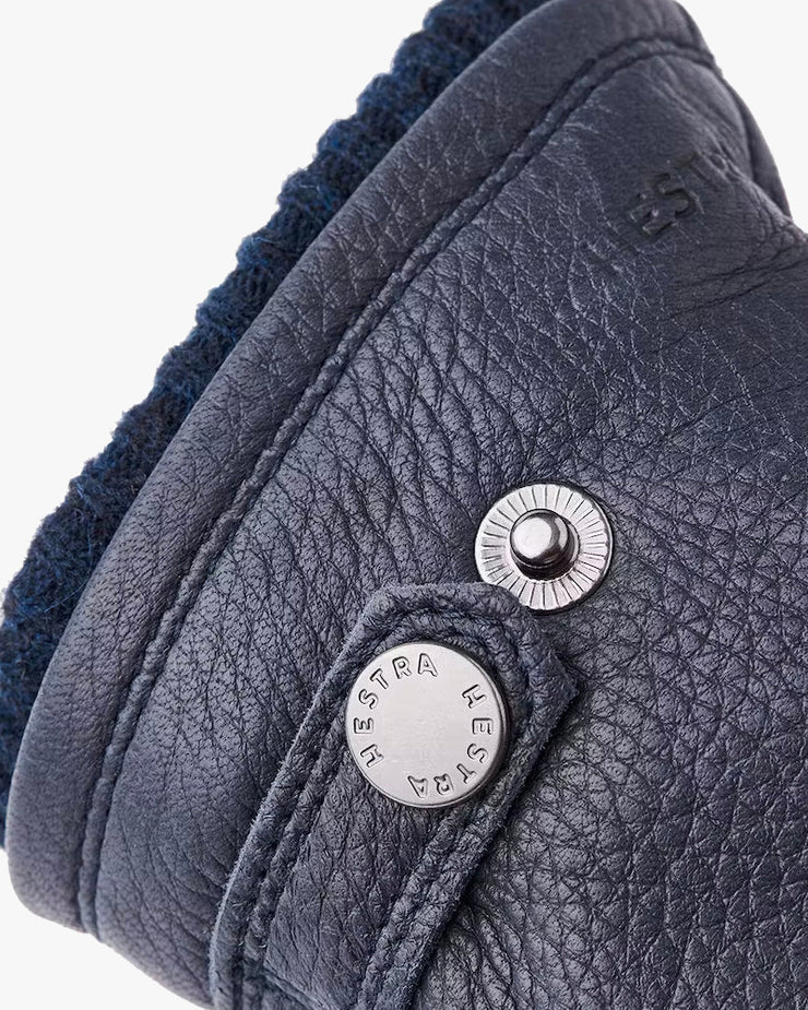 Hestra Utsjö Elk Leather Gloves - Navy | Hestra Gloves | JEANSTORE