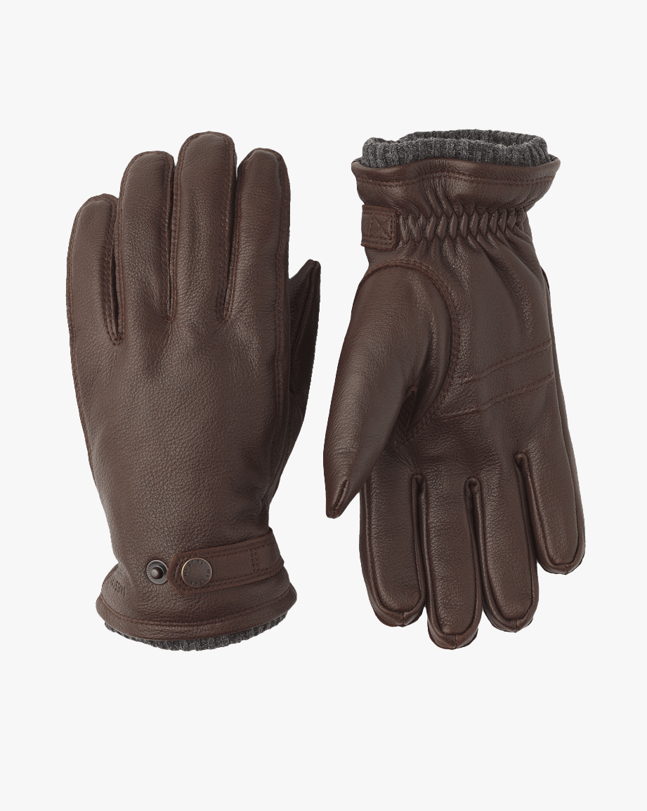 Hestra Utsjö Elk Leather Gloves - Espresso