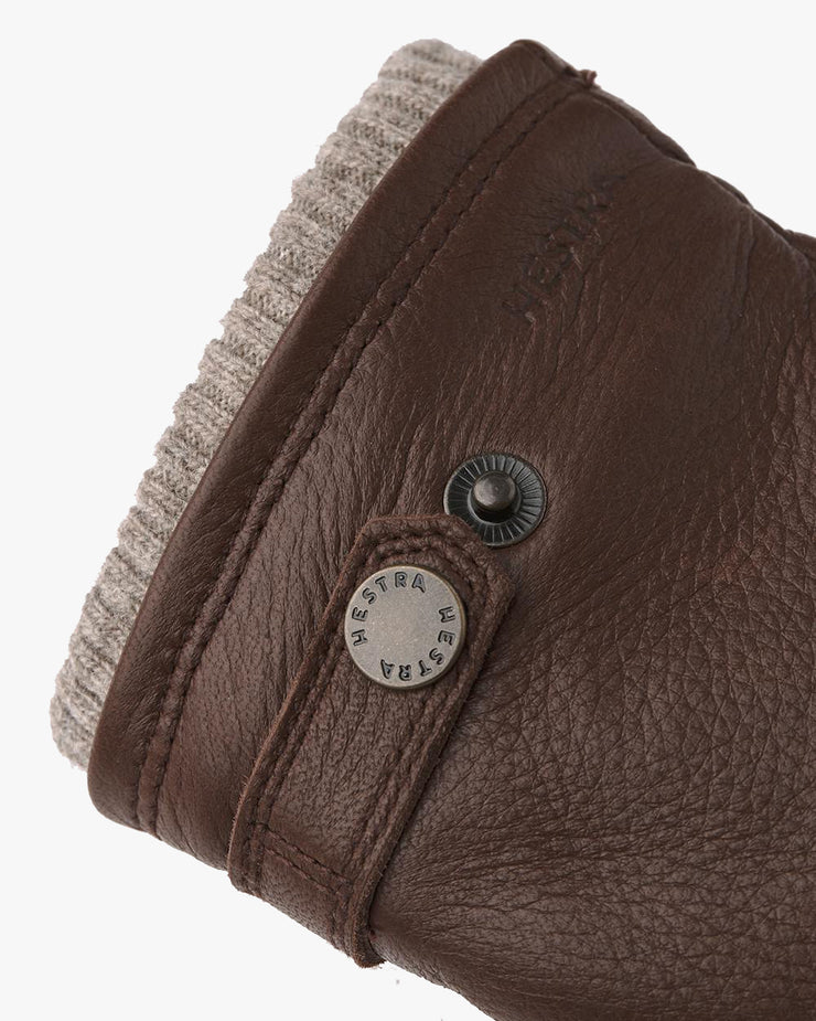 Hestra Utsjö Elk Leather Gloves - Chestnut | Hestra Gloves | JEANSTORE