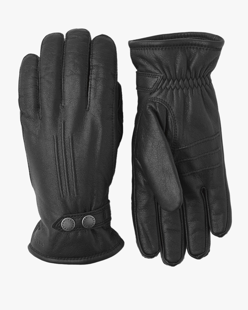 Hestra Tällberg Elk Leather Gloves - Black | Hestra Gloves | Jeanstore