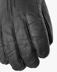 Hestra Tällberg Elk Leather Gloves - Black | Hestra Gloves | Jeanstore