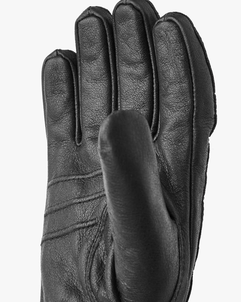 Hestra Tällberg Elk Leather Gloves - Black | Hestra Gloves | Jeanstore
