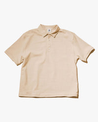 Samurai Jeans SJST-SC04 Japanese Cotton Polo Shirt - Light Kuri