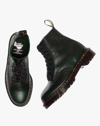 Dr Martens Made In England 1460 Pascal Boots - Green Buckingham | Dr Martens Boots | JEANSTORE