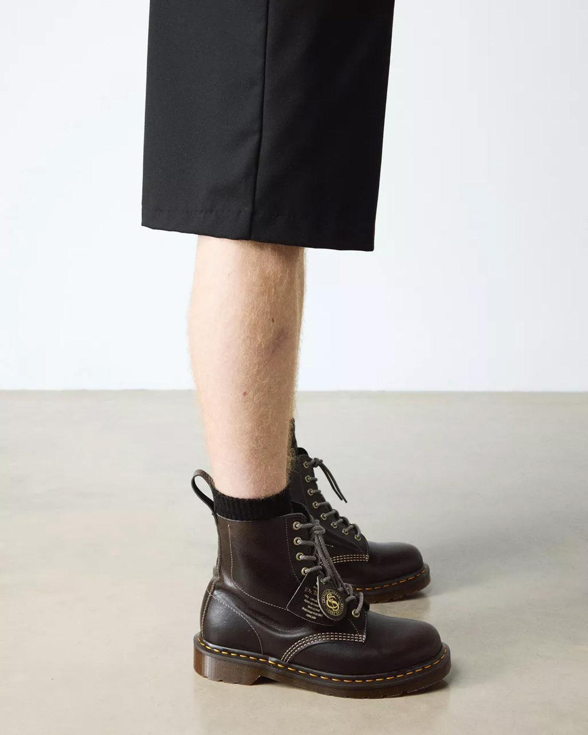 Dr Martens Made In England 1460 Pascal Boots - Sepia Grey | Dr Martens Boots | Jeanstore