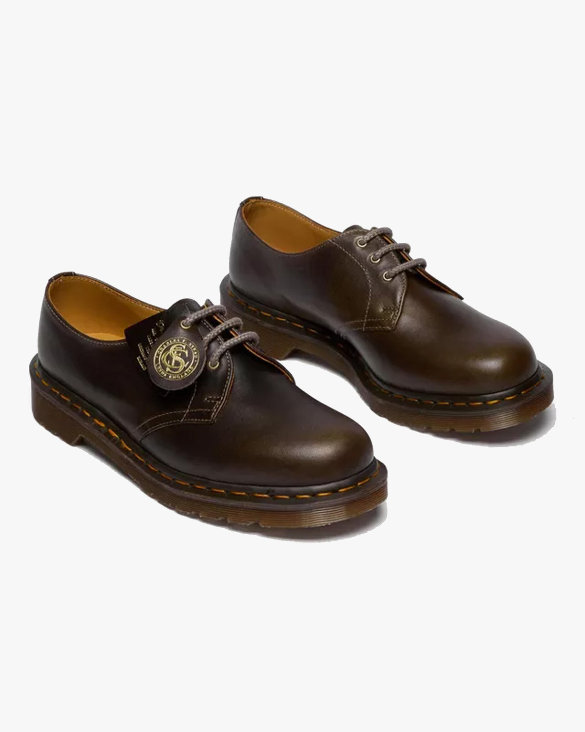 Dr Martens Made In England 1461 Shoes - Sepia Grey