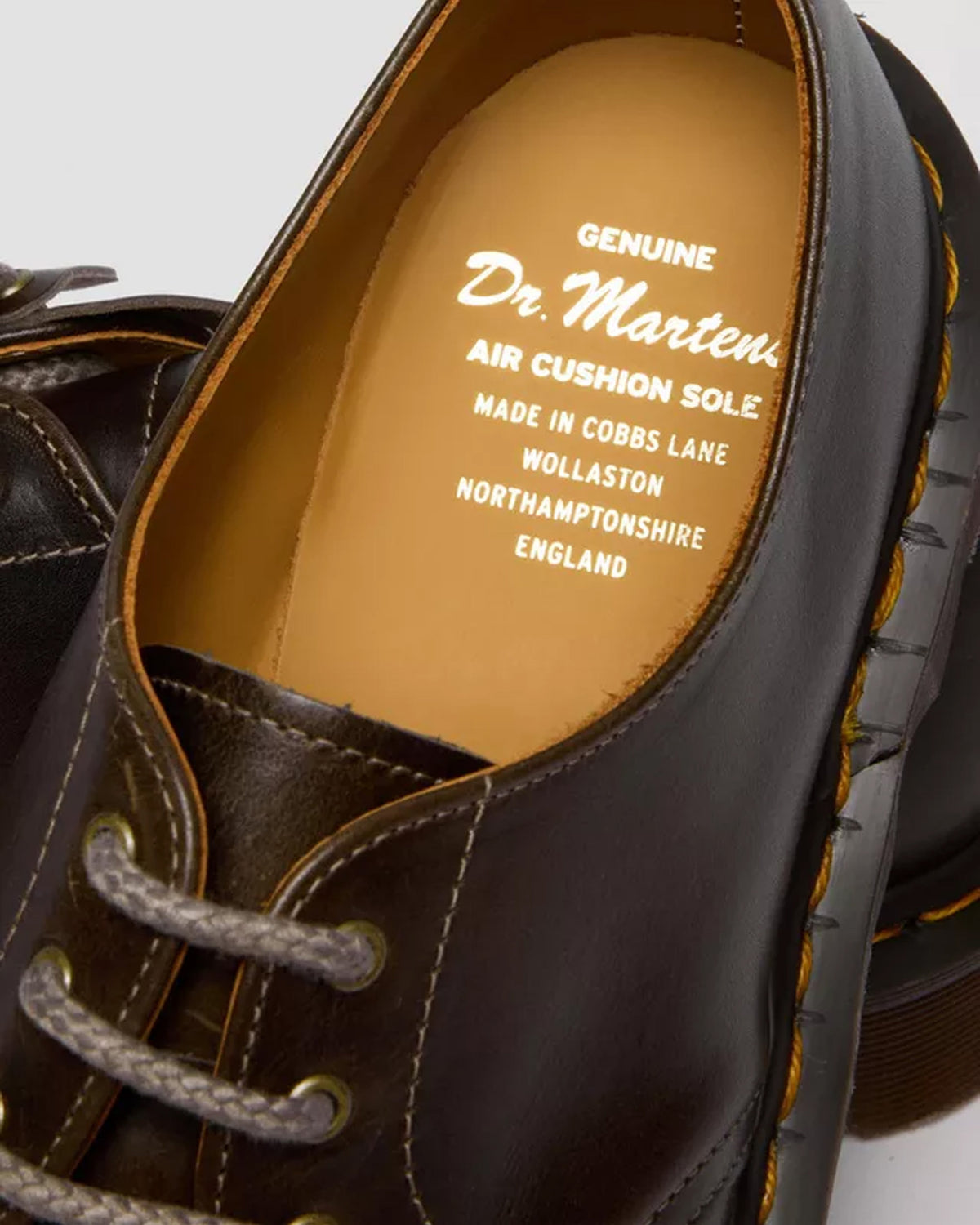 Dr Martens Made In England 1461 Shoes - Sepia Grey