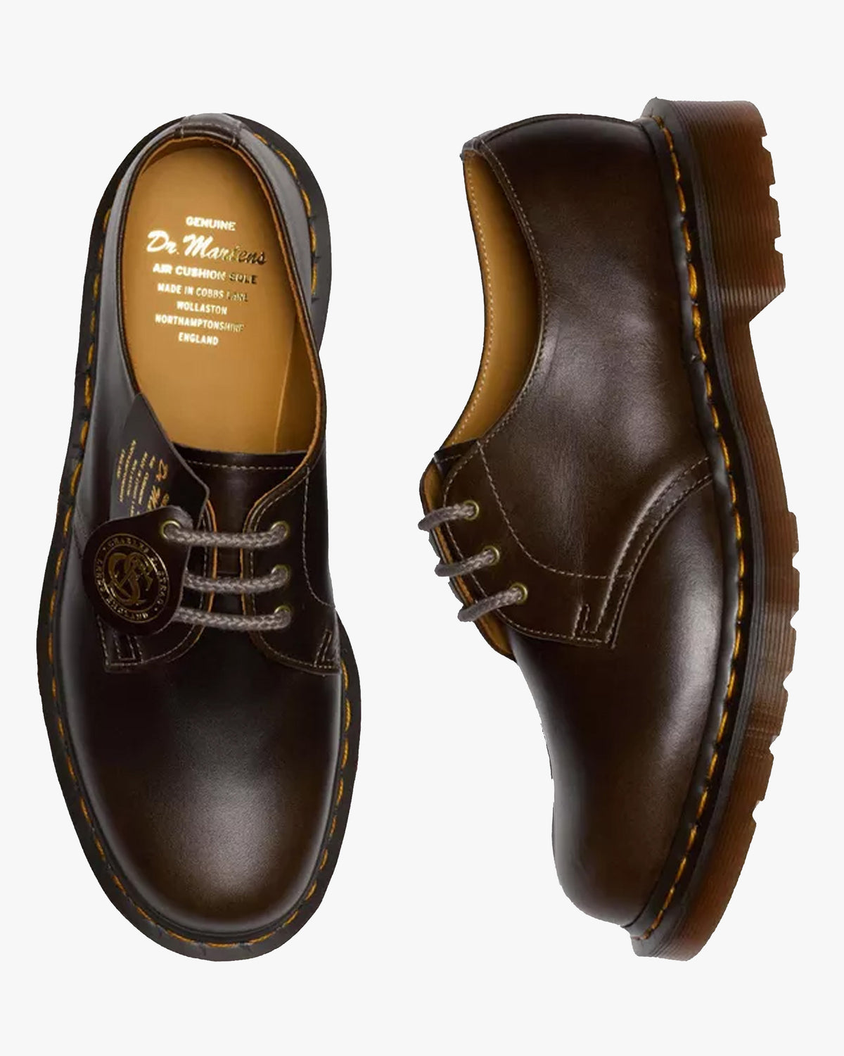 Dr Martens Made In England 1461 Shoes - Sepia Grey