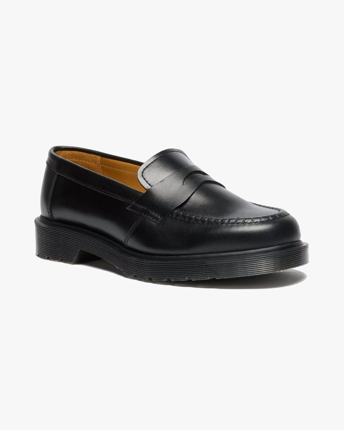 Dr Martens Made In England Delapre Penny Loafers - Black Classic Calf | Dr Martens Shoes | JEANSTORE