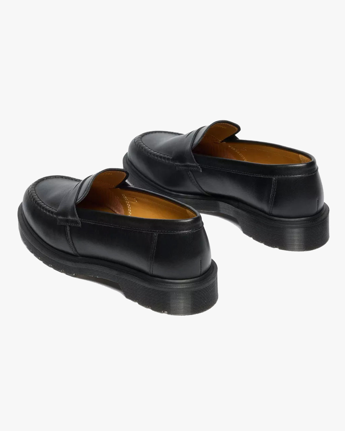 Dr Martens Made In England Delapre Penny Loafers - Black Classic Calf | Dr Martens Shoes | JEANSTORE