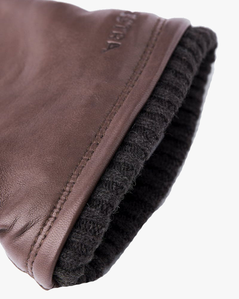 Hestra John Hairsheep Leather Gloves - Brown