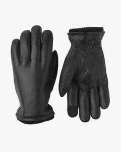 Hestra John Hairsheep Leather Gloves - Black