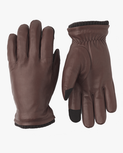 Hestra John Hairsheep Leather Gloves - Brown