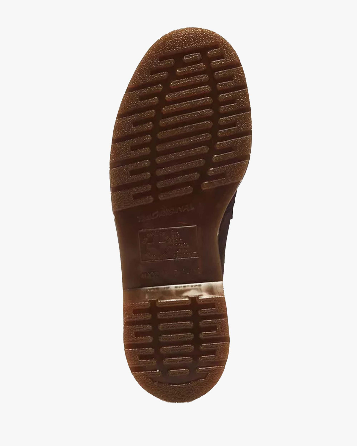 Dr Martens Made In England Delapre Penny Loafers - Brindle Brown Repello Calf Suede
