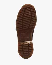 Dr Martens Made In England Delapre Penny Loafers - Brindle Brown Repello Calf Suede