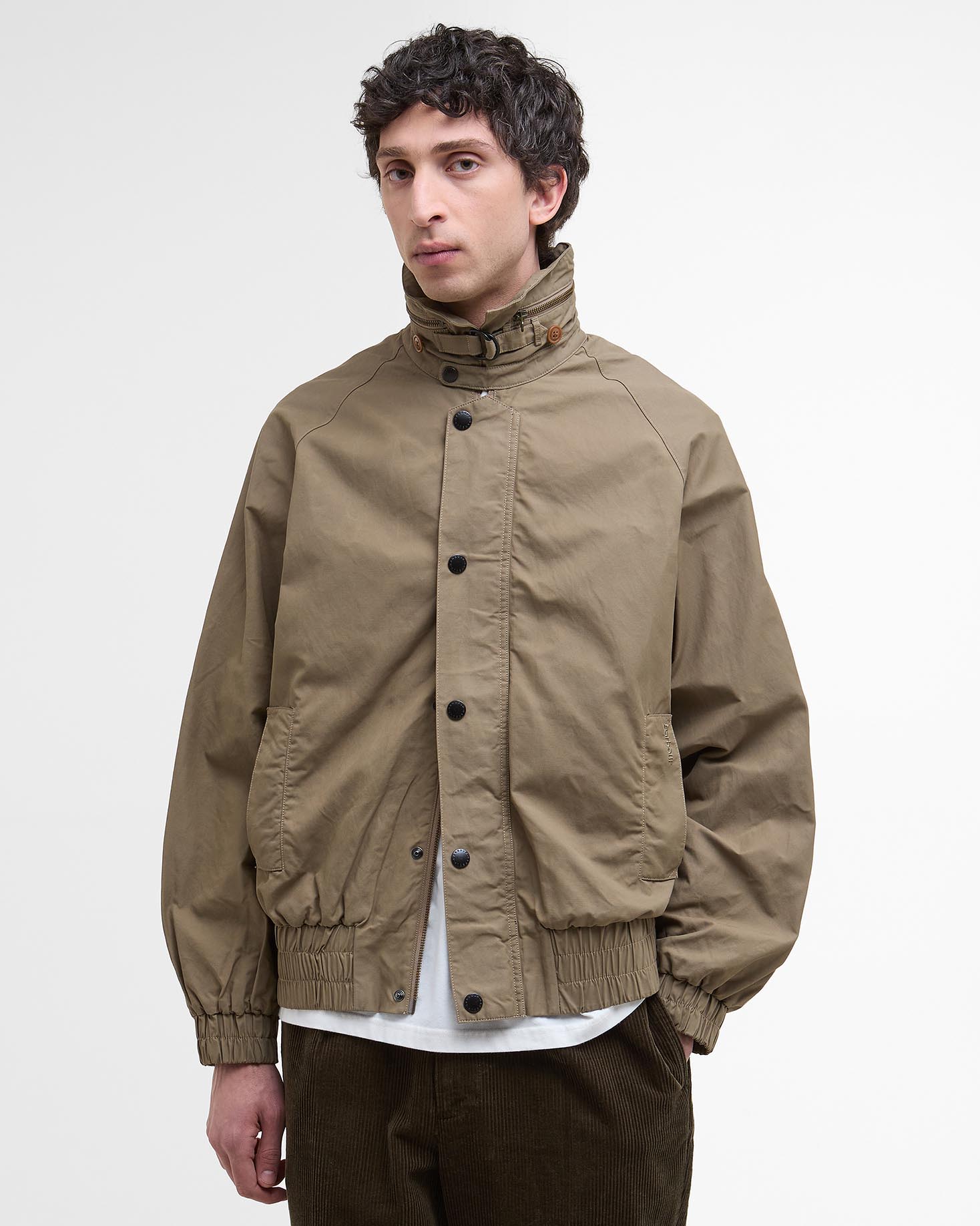 Barbour Heritage Beaufort Blouson Casual Jacket - British Khaki