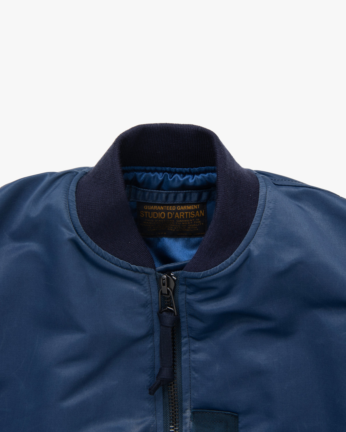 Studio D'Artisan 4623 Indigo MA-1 Jacket - Blue