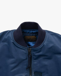 Studio D'Artisan 4623 Indigo MA-1 Jacket - Blue