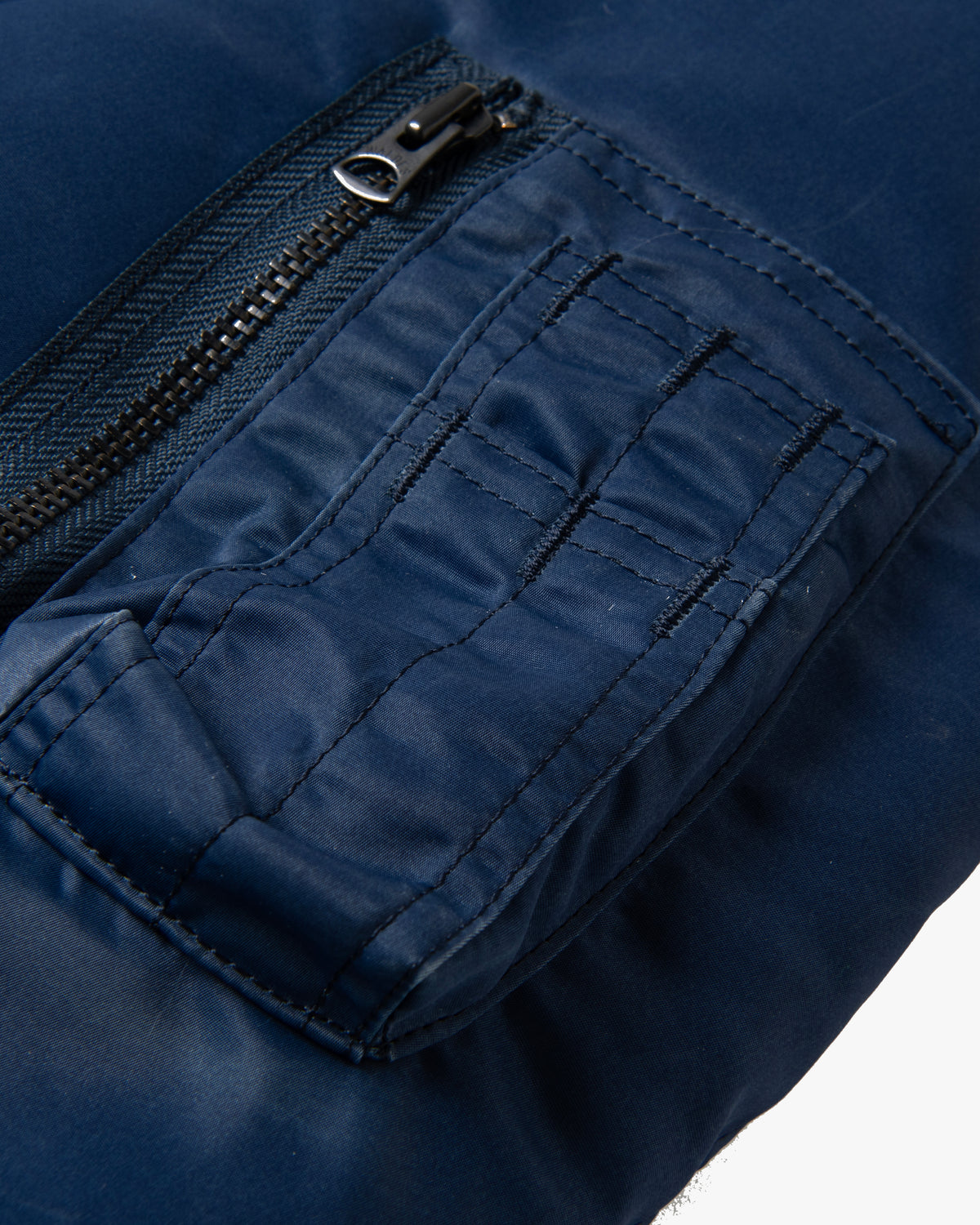 Studio D'Artisan 4623 Indigo MA-1 Jacket - Blue