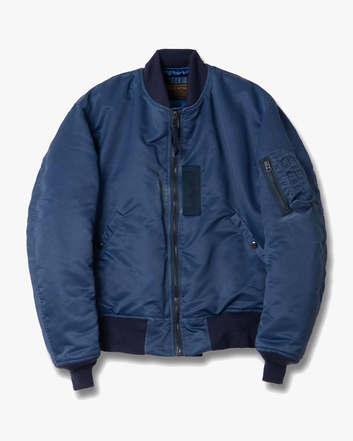 Studio D'Artisan 4623 Indigo MA-1 Jacket - Blue