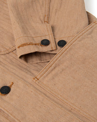Studio D'Artisan 4638 12oz Fox Cotton Military Coverall - Brown | Studio D'Artisan Jackets & Coats | JEANSTORE