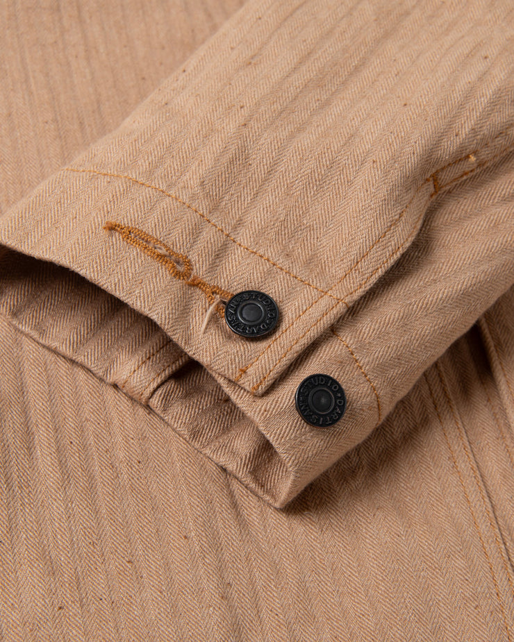 Studio D'Artisan 4638 12oz Fox Cotton Military Coverall - Brown