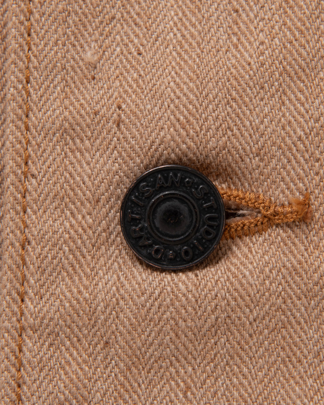 Studio D'Artisan 4638 12oz Fox Cotton Military Coverall - Brown | Studio D'Artisan Jackets & Coats | JEANSTORE