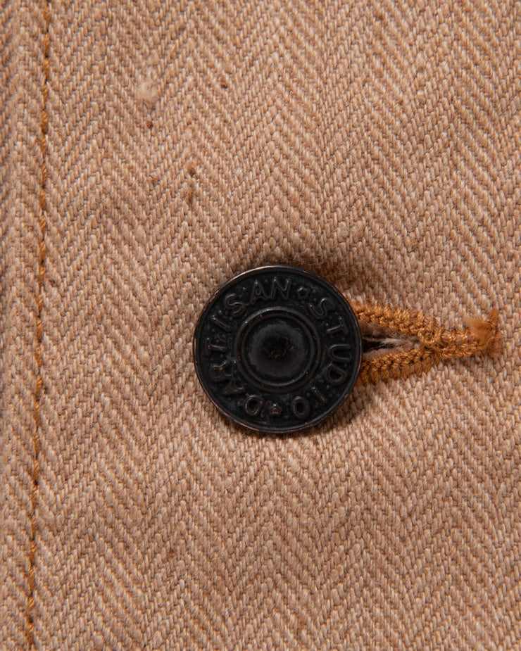 Studio D'Artisan 4638 12oz Fox Cotton Military Coverall - Brown