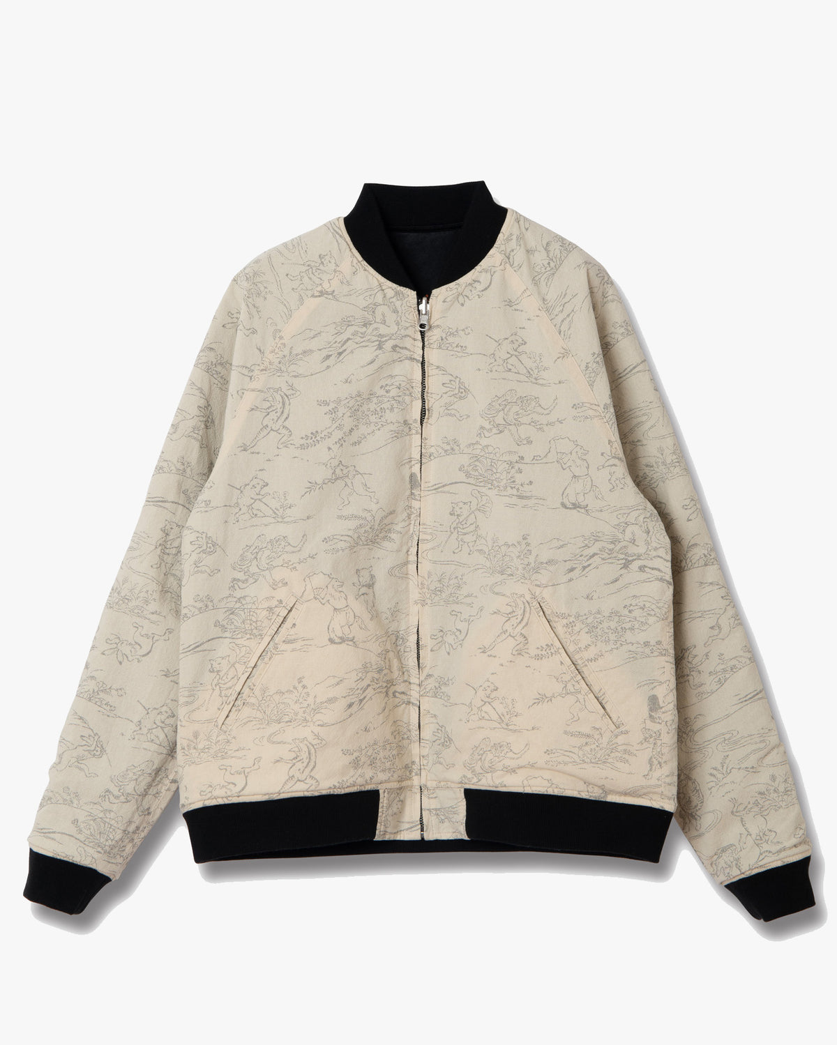 Studio D'Artisan 4639 Manga Souvenir Jacket - Choju-giga Sukajan