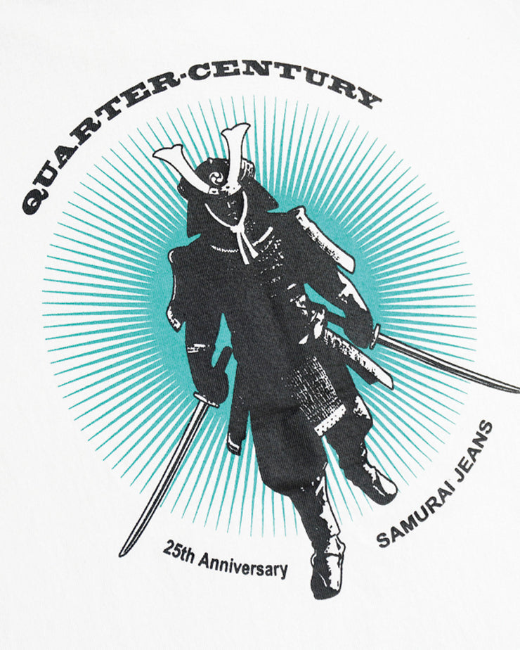 Samurai Jeans SJST25TH-02 25th Anniversary Tee - White