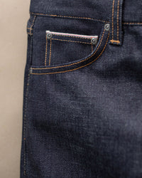Nudie Steady Eddie II Regular Tapered Mens Jeans - Dry Ace Selvage | Nudie Jeans Jeans | JEANSTORE