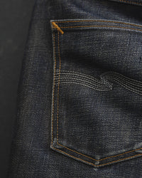 Nudie Steady Eddie II Regular Tapered Mens Jeans - Dry Ace Selvage | Nudie Jeans Jeans | JEANSTORE