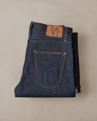 Nudie Steady Eddie II Regular Tapered Mens Jeans - Dry Ace Selvage | Nudie Jeans Jeans | JEANSTORE