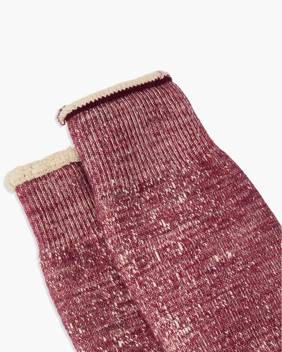 RoToTo R1001 Double Face Crew Socks - Grape | RoToTo Socks | JEANSTORE