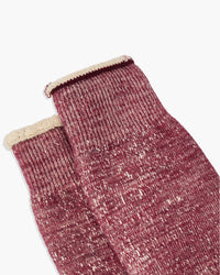 RoToTo R1001 Double Face Crew Socks - Grape | RoToTo Socks | JEANSTORE
