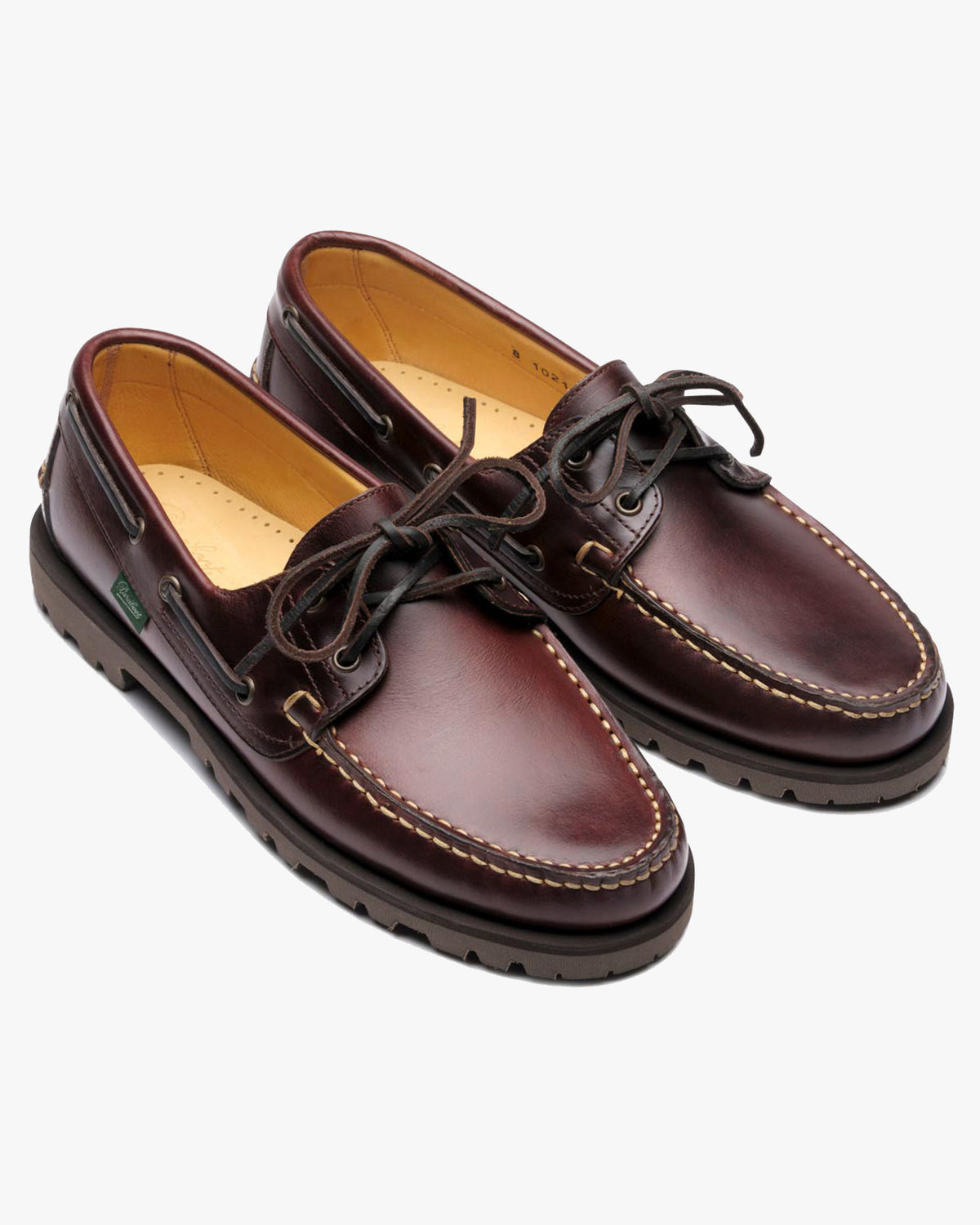 Paraboot Malo Boat Shoe - Lisse America / Raid Marron