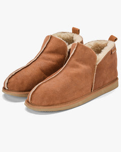 Shepherd® Of Sweden Anton Sheepskin Slippers - Antique Cognac