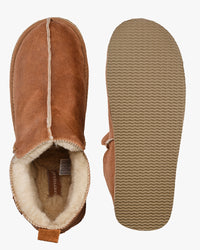 Shepherd® Of Sweden Anton Sheepskin Slippers - Antique Cognac
