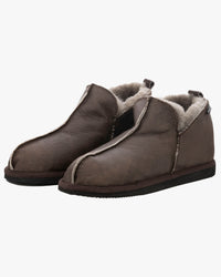 Shepherd® Of Sweden Anton Sheepskin Slippers - Stone Oiled Antique