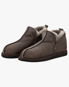 Shepherd® Of Sweden Anton Sheepskin Slippers - Stone Oiled Antique