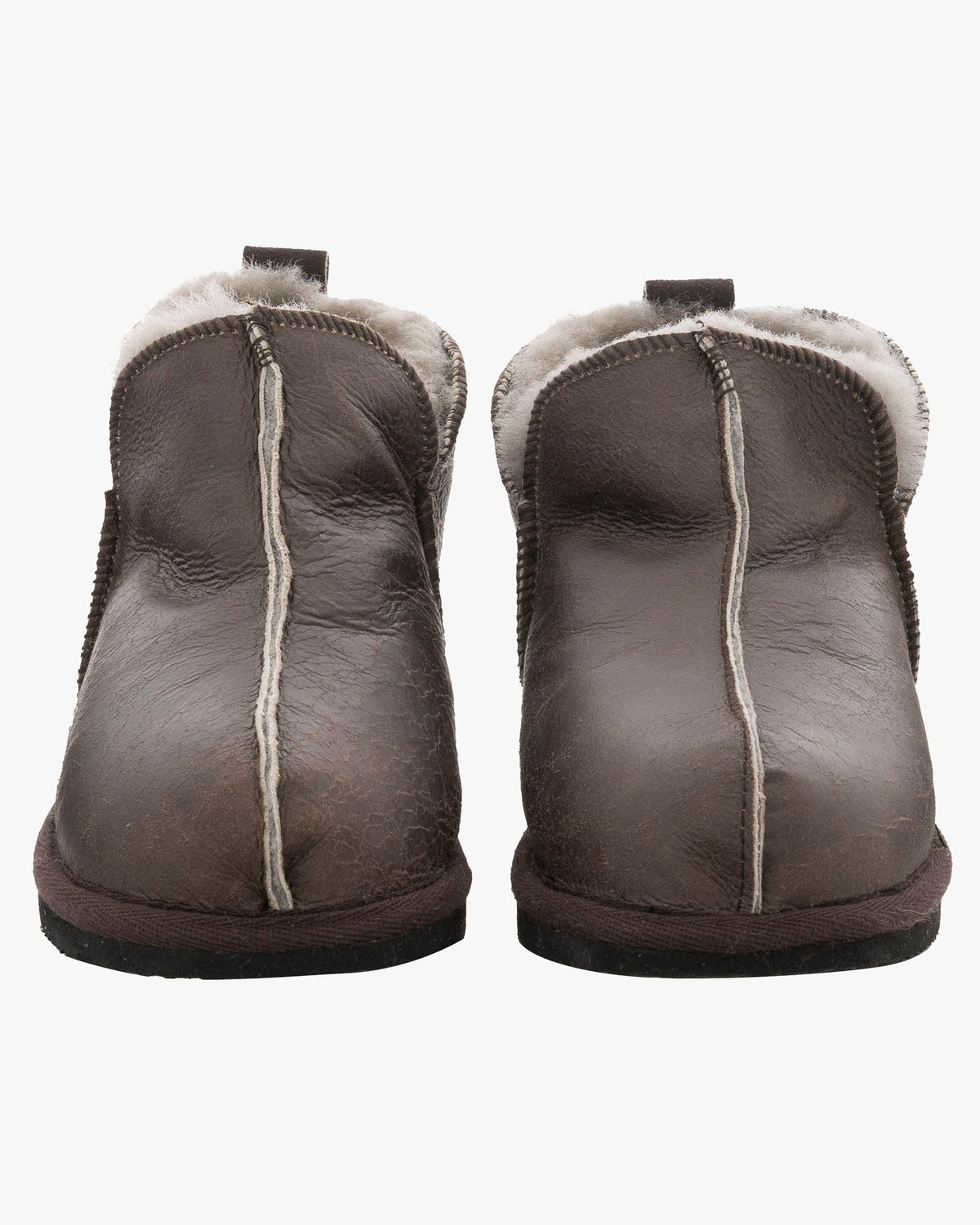 Shepherd® Of Sweden Anton Sheepskin Slippers - Stone Oiled Antique