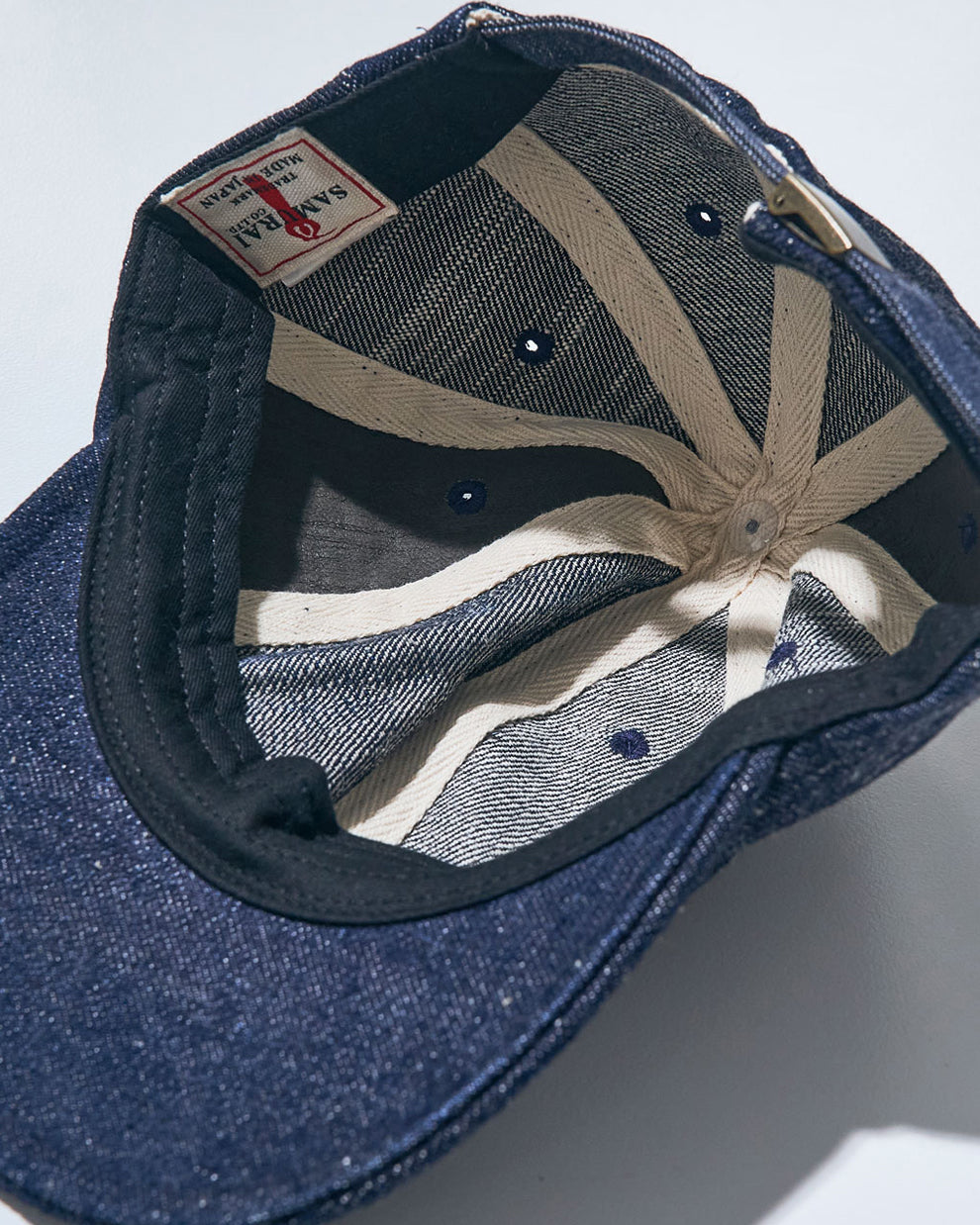 Samurai Jeans SJ101BC-RD Random Denim Baseball Cap - Indigo