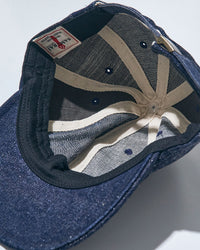 Samurai Jeans SJ101BC-RD Random Denim Baseball Cap - Indigo